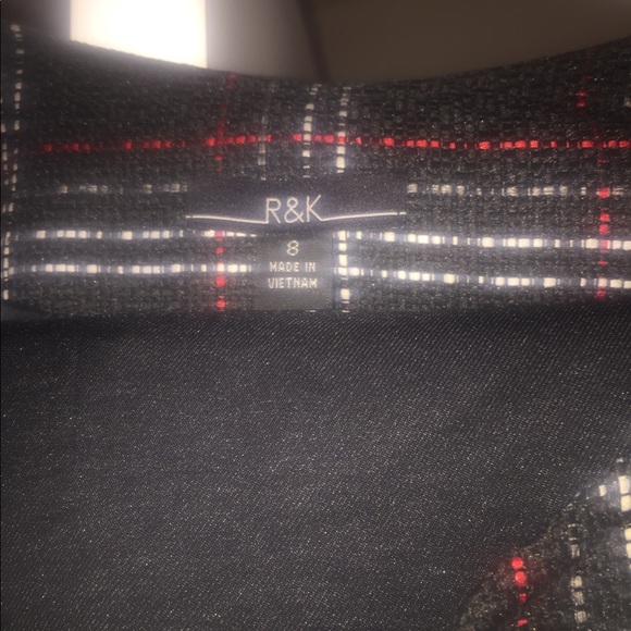 Black & Red Lined Suit - Picture 2 of 3